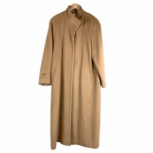 Liz Claiborne Beige Full Length Peacoat